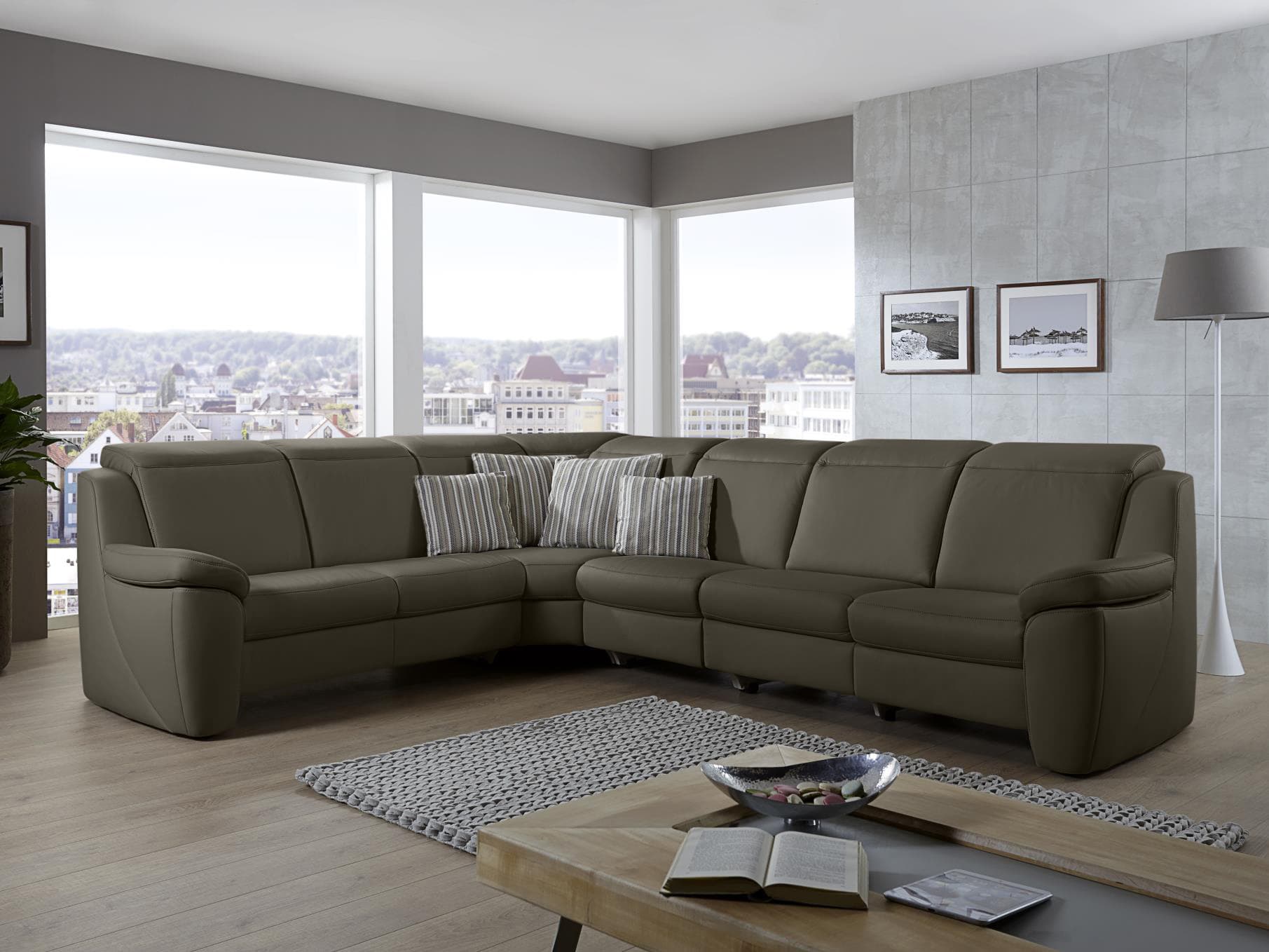 Ecksofa Putignano | Braun