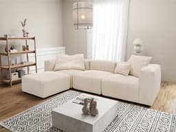 Ecksofa Dorna V | Grau