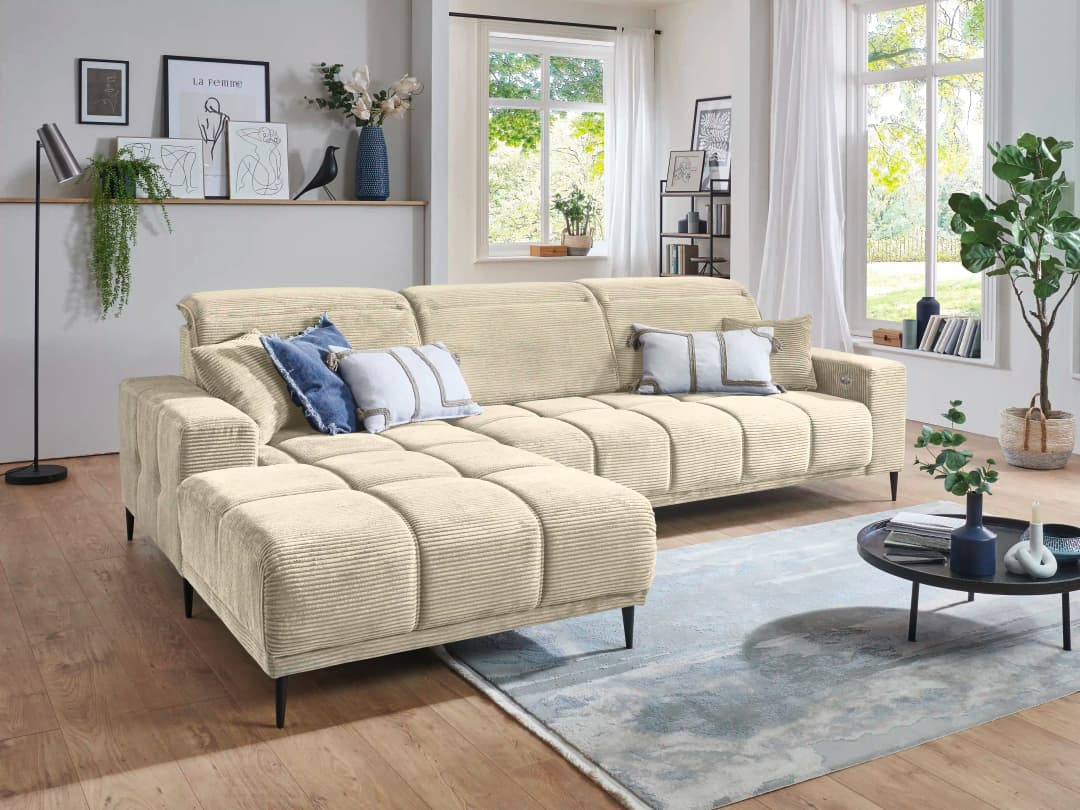 Ecksofa Irun III | Beige