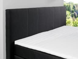 Boxspringbett Saddle | Schwarz
