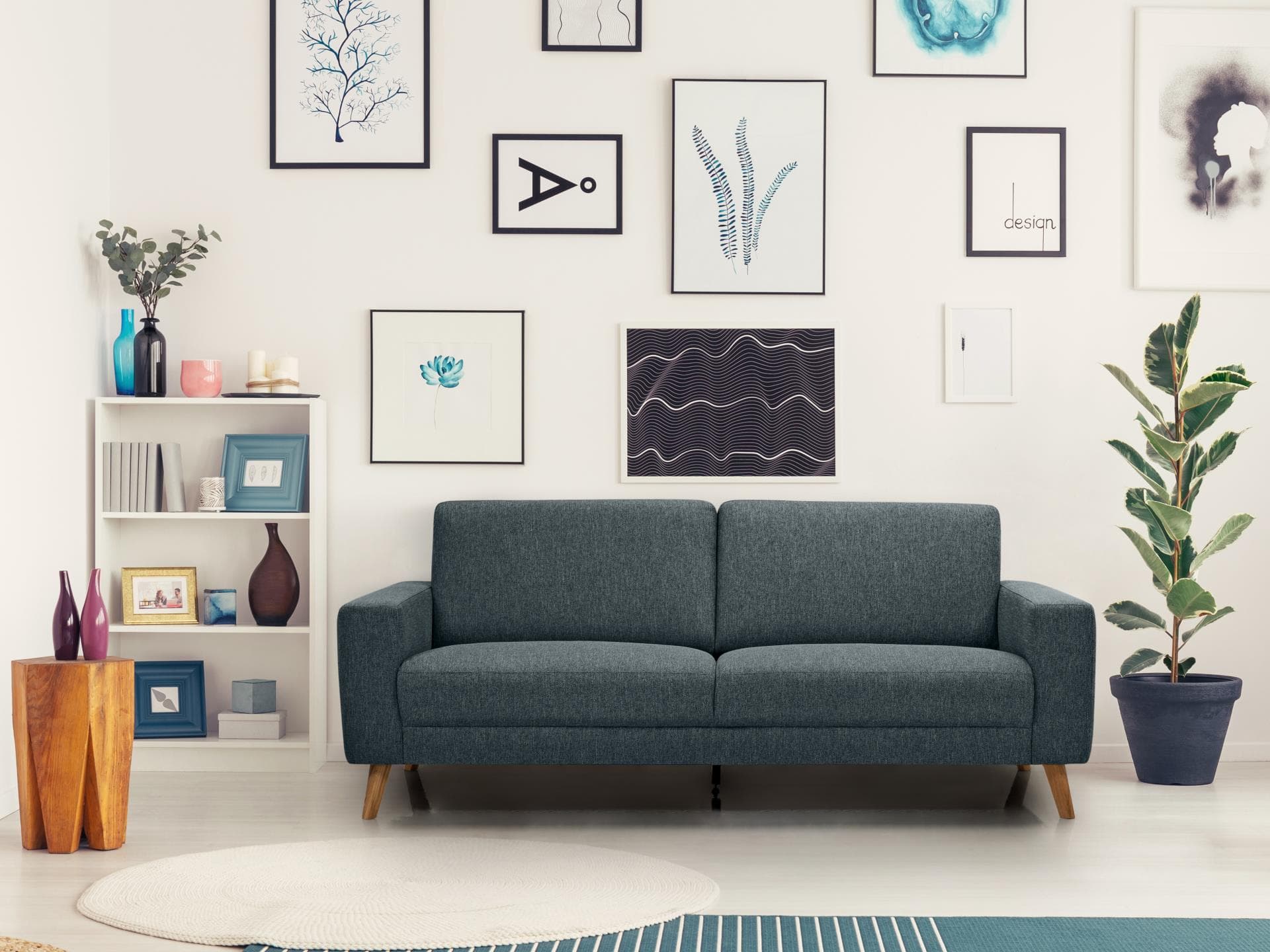 Einzelsofa Kamino V | Blau