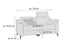 Einzelsofa Parula A II | Braun 4