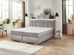 Boxspringbett Serne | Grau