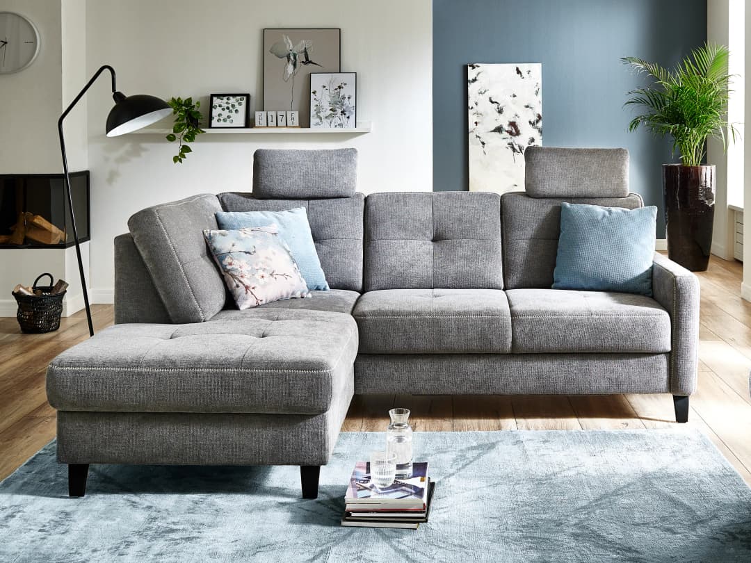 Ecksofa Samara II | Grau