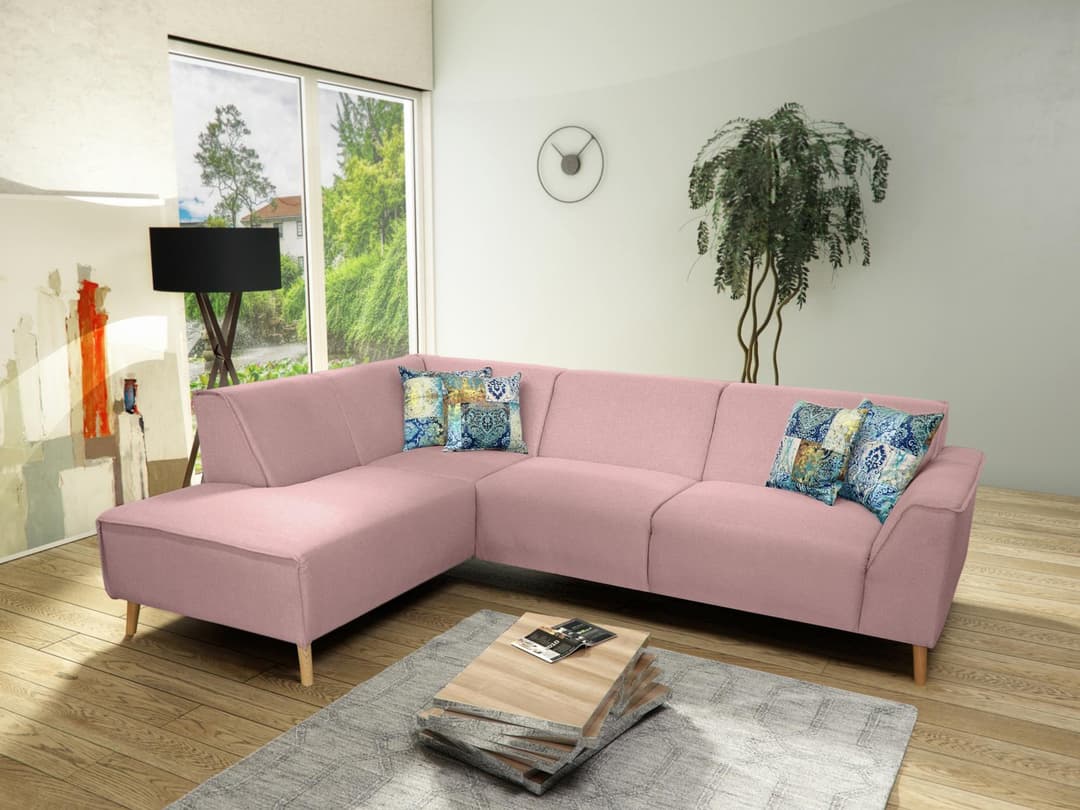 Ecksofa Daro | Rosa