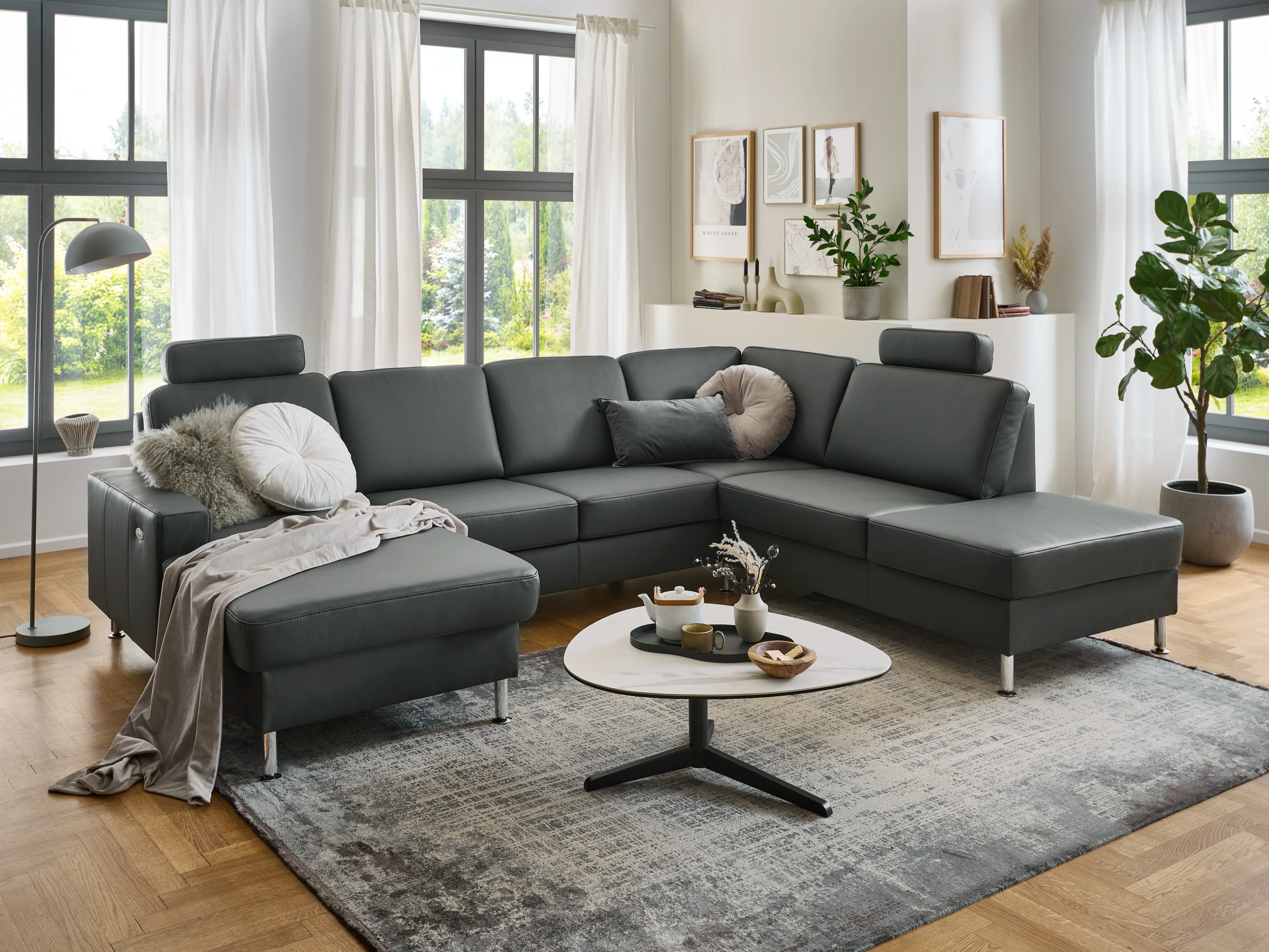 Wohnlandschaft Pereira II | Grau