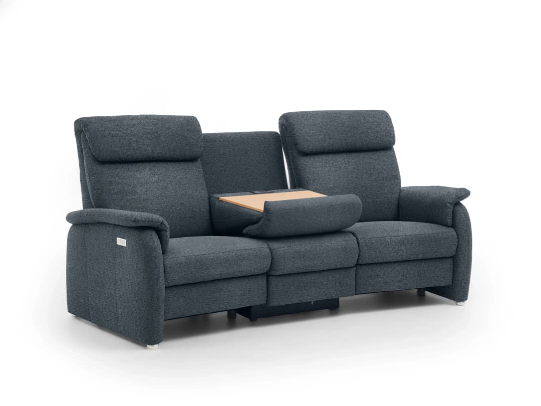 Trapezsofa Calciano VII | Braun