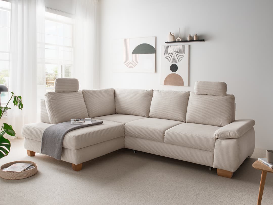Ecksofa Betsy II | Grau