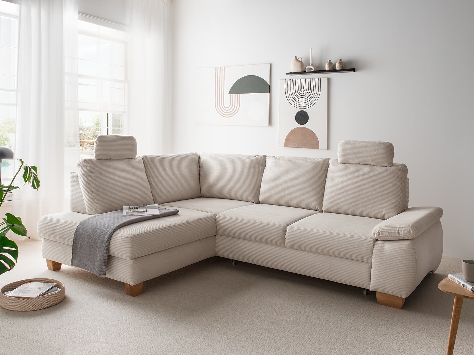 Ecksofa Betsy II | Beige