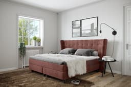 Boxspringbett Salcedo | Mehrfarbig