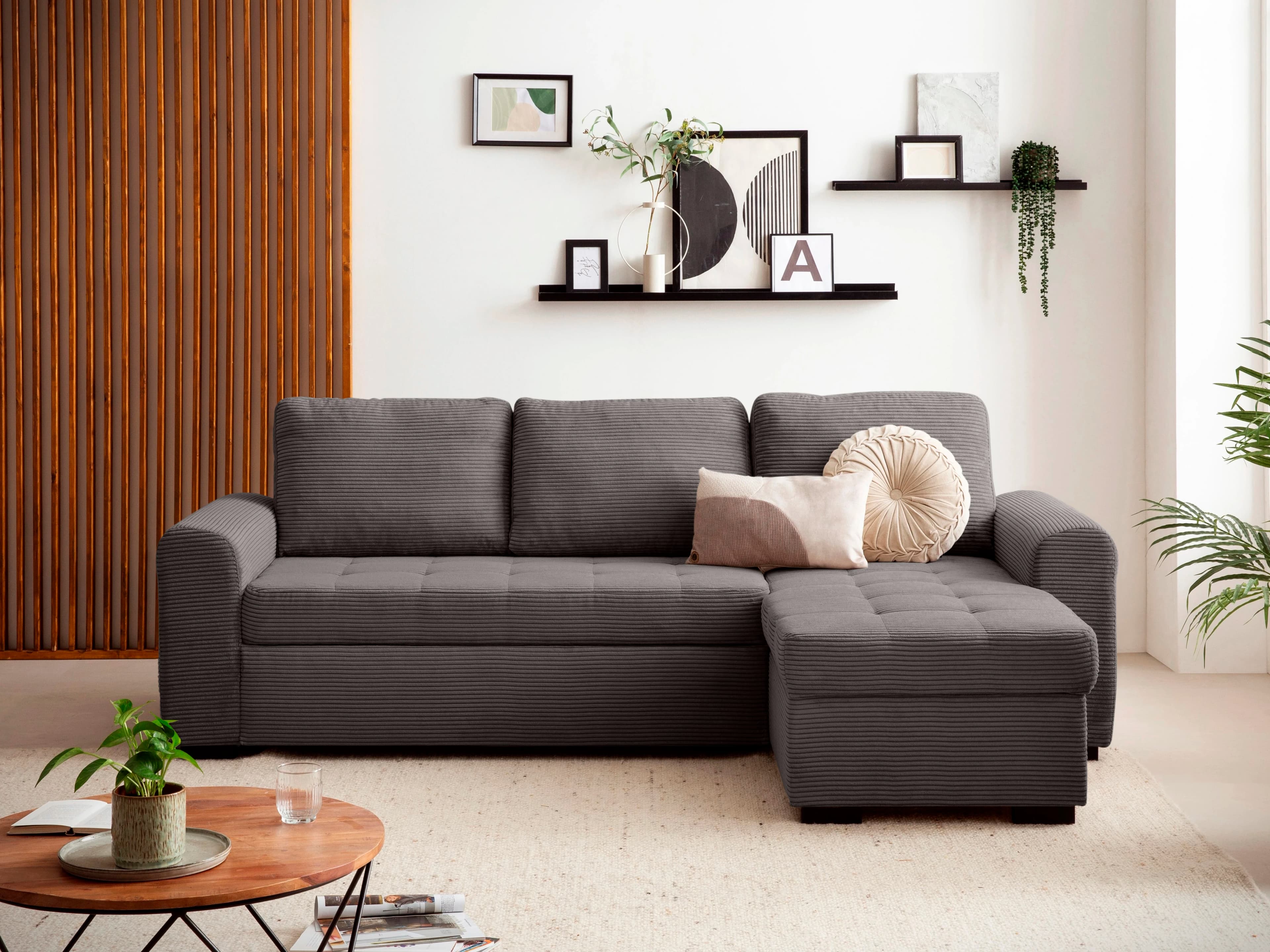 Ecksofa Harder IV | Grau