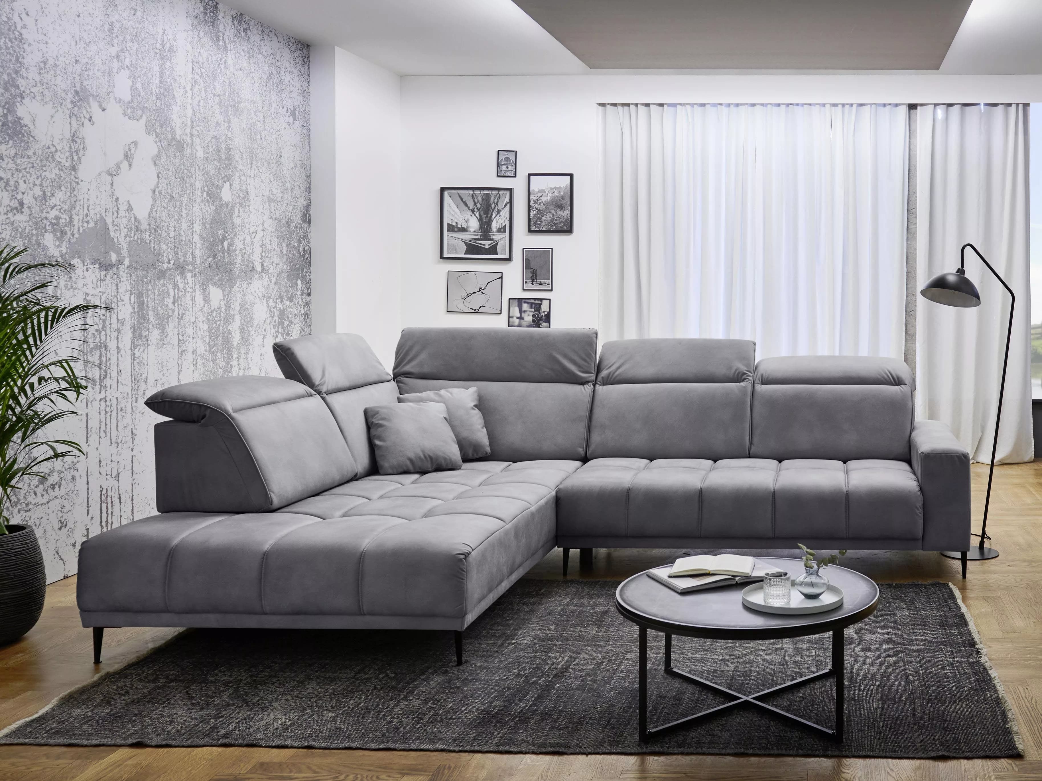 Ecksofa Irun | Grau