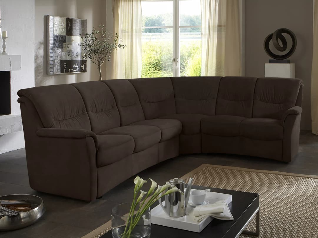 Ecksofa Garpiano | Braun