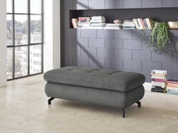 Polsterhocker Marella II | Grau
