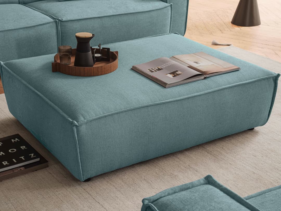 Polsterhocker Croviana VIII | Blau