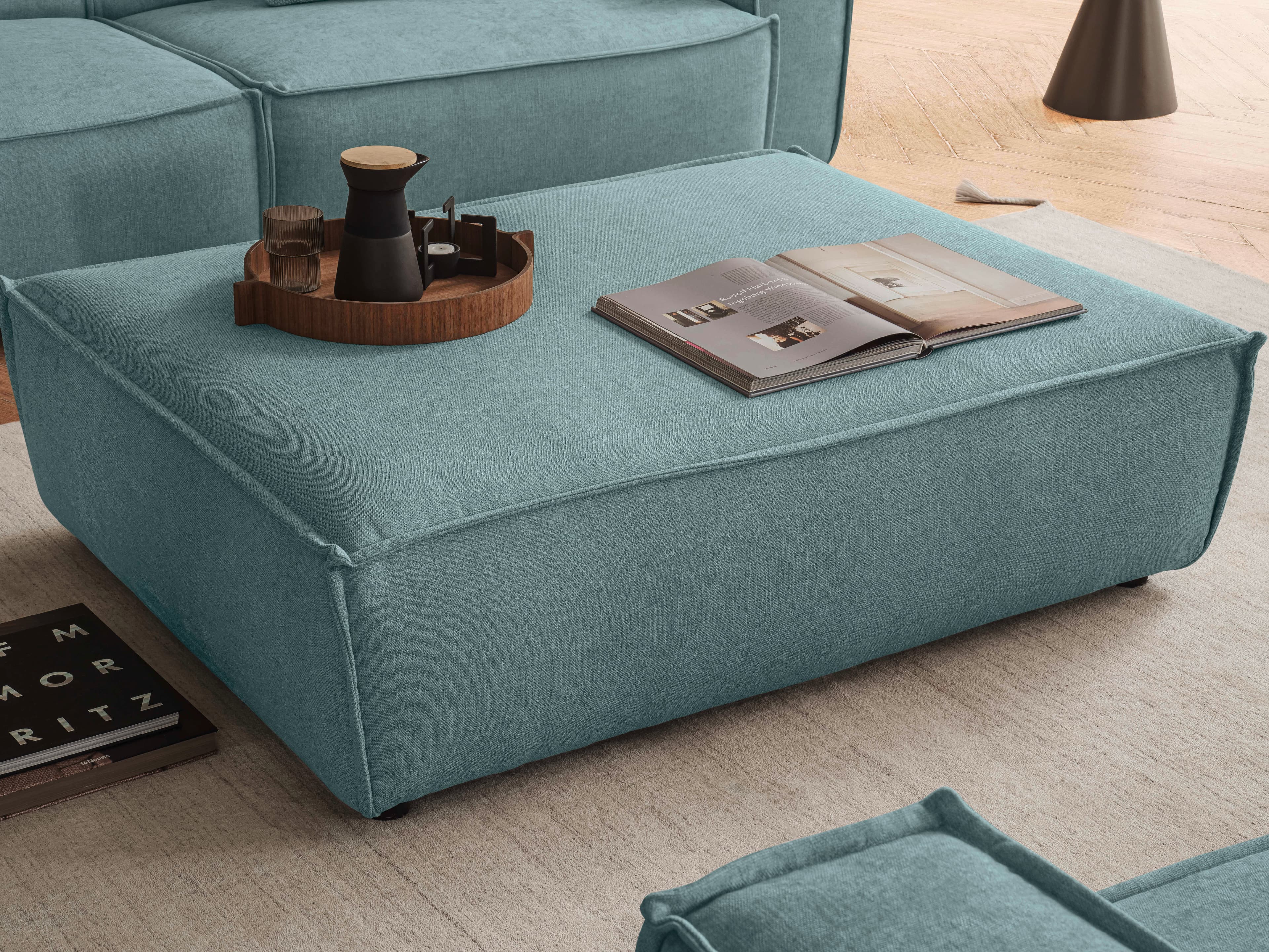 Polsterhocker Croviana VIII | Blau