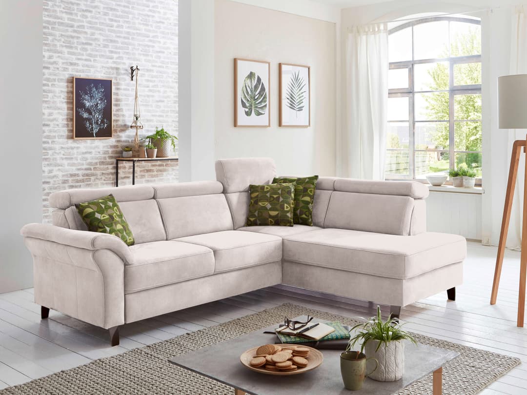 Ecksofa Scandicci V | Grau
