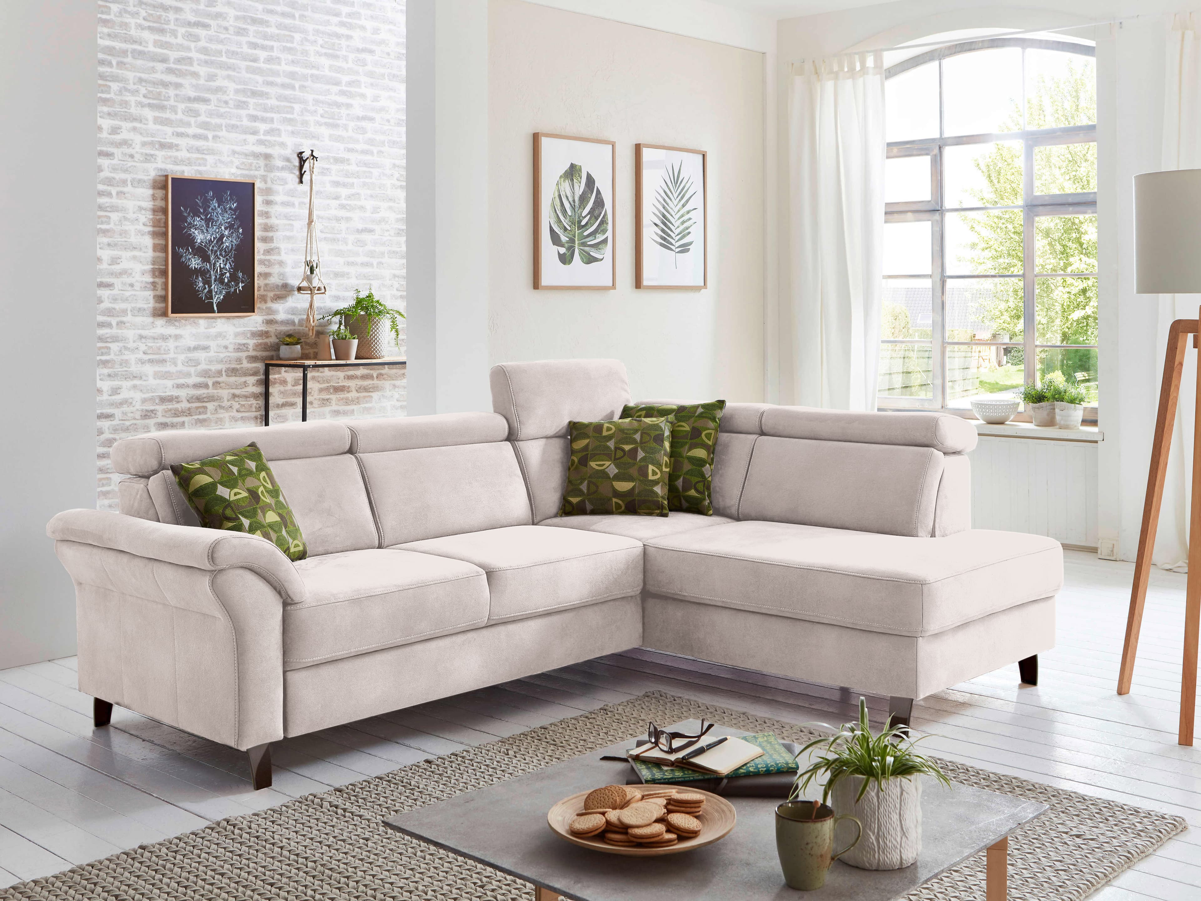 Ecksofa Scandicci V | Grau