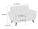 Einzelsofa Malu II | Grau 3