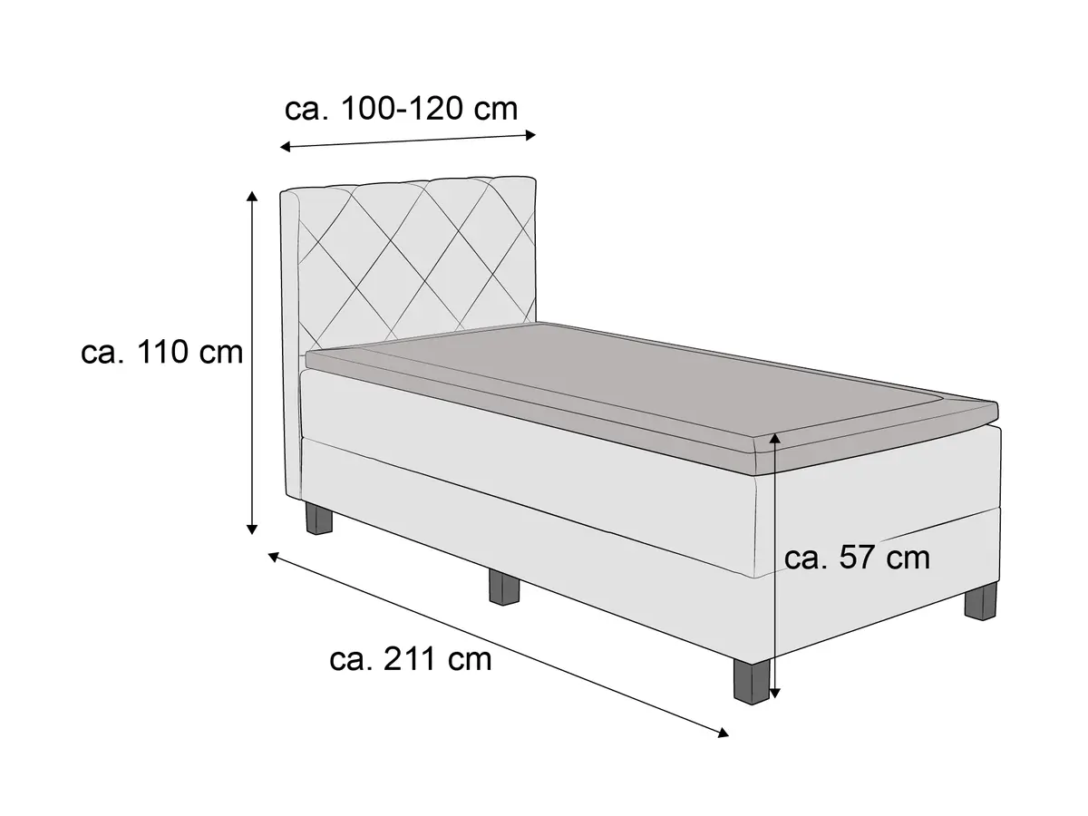 Boxbett Senega | Mehrfarbig