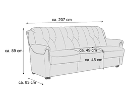 Einzelsofa Mansfield III | Grün