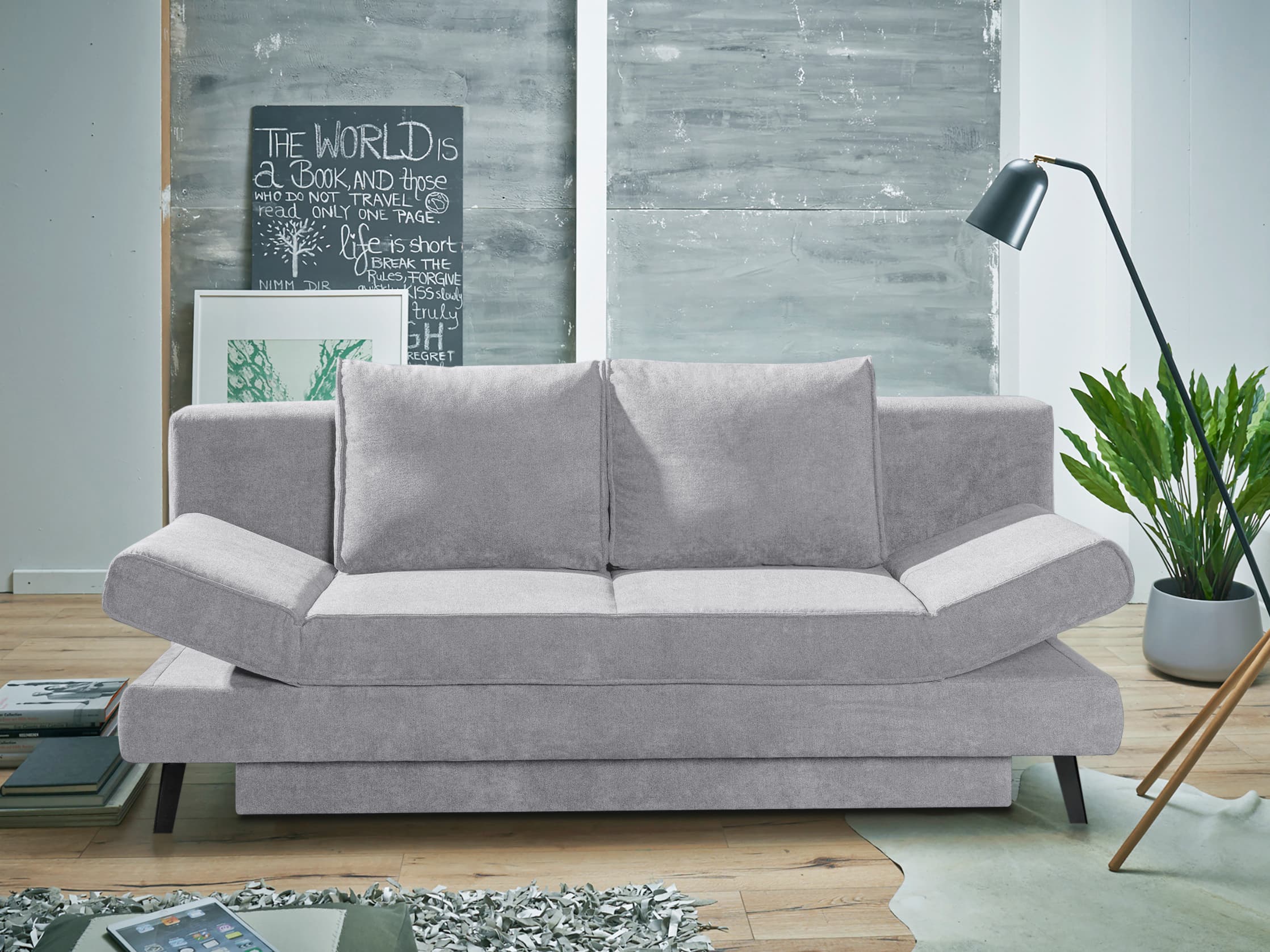 Schlafsofa River II | Grau