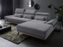 Ecksofa Irida | Grau