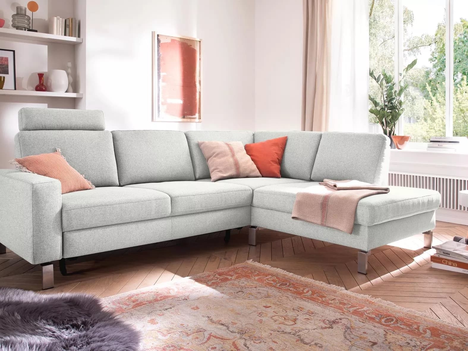 Ecksofa Cavriana V | Grau