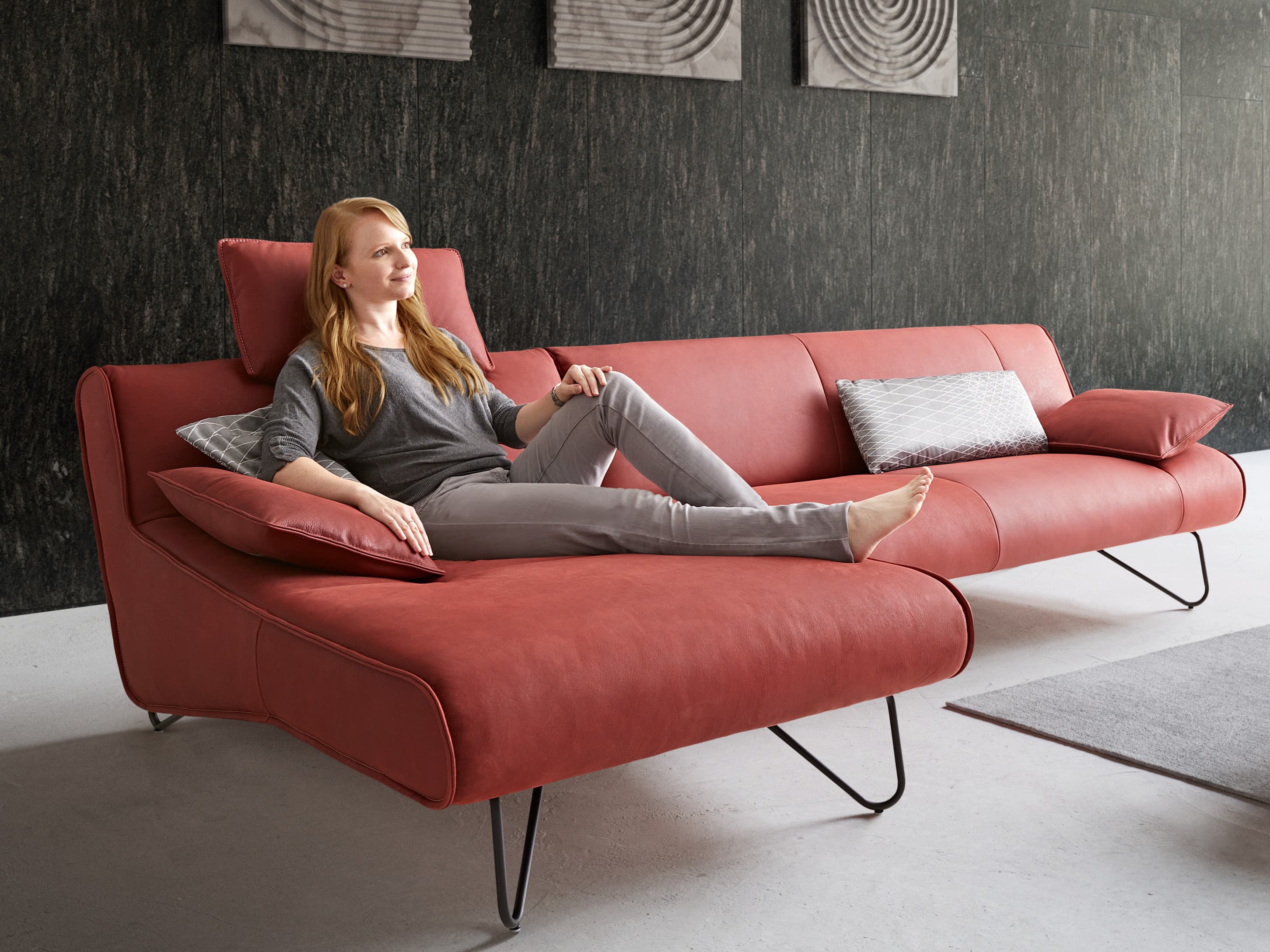 Koinor Ecksofa Gismo | Rot