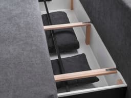 Schlafsofa Beal | Grau