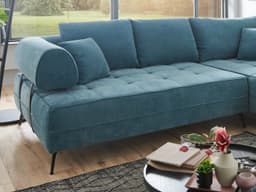 Ecksofa India | Grau