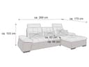 Ecksofa Bussoleno II | Grau 4