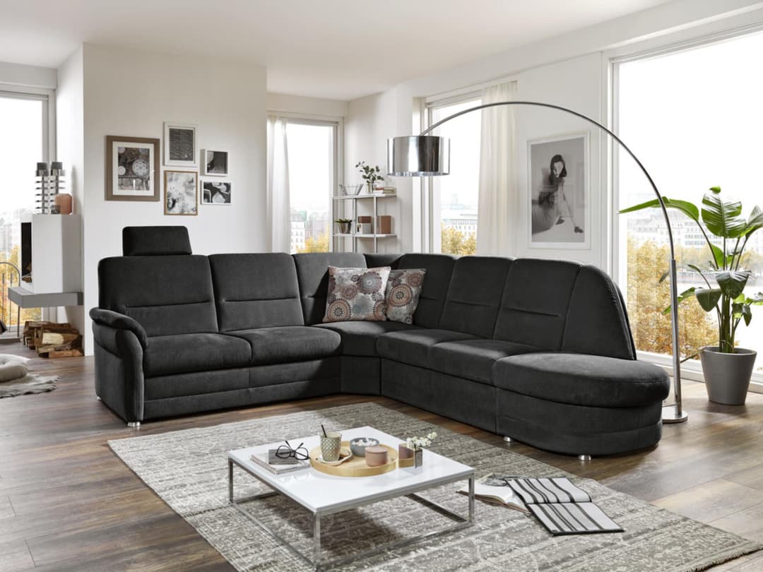 Ecksofa Preta III | Grau