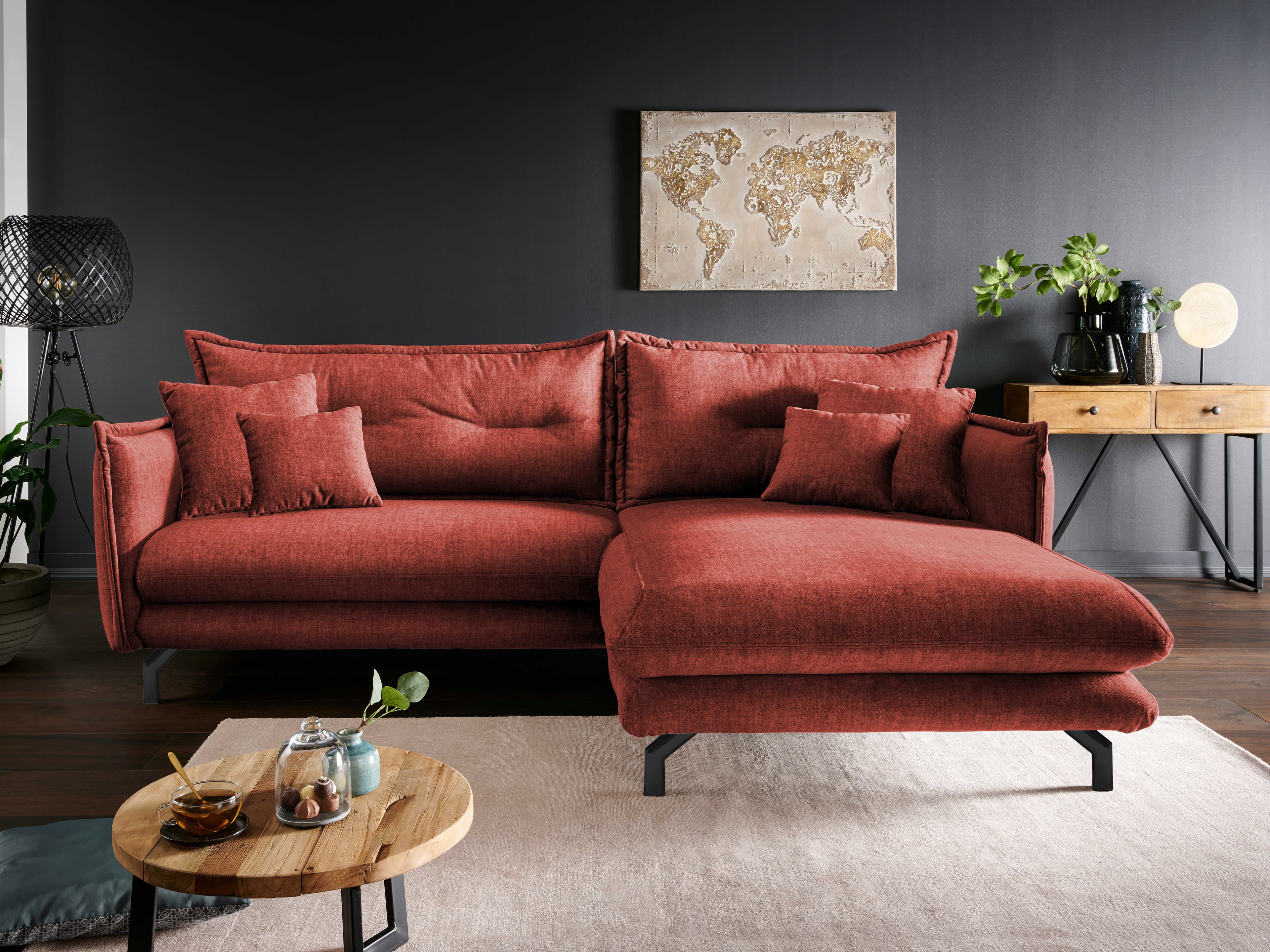 Ecksofa Beckman | Rot