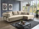 Ecksofa India II | Grau