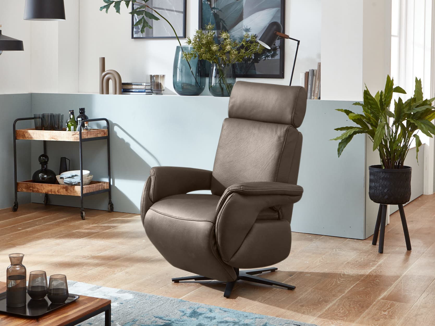 Relaxsessel Paride Living | Grau