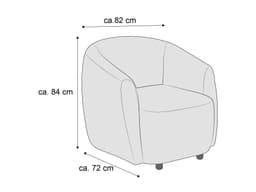 Sessel Kadira II | Braun