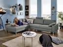 Ecksofa Cabianca | Grau