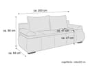 Schlafsofa Sankuru | Grau 2