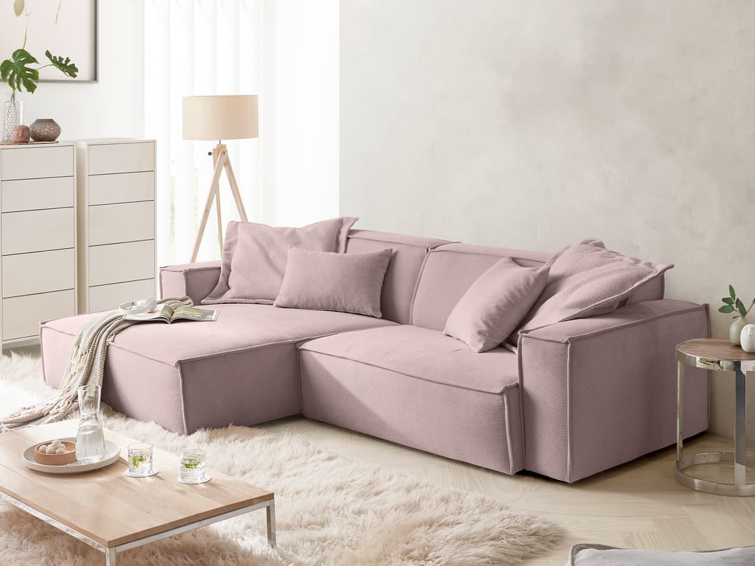 Ecksofa Croviana VII | Rosa