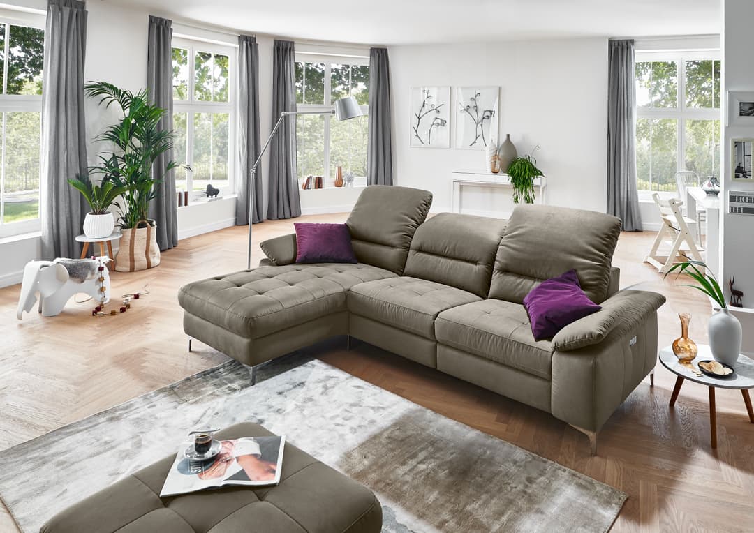 Ecksofa Campalto II | Grün
