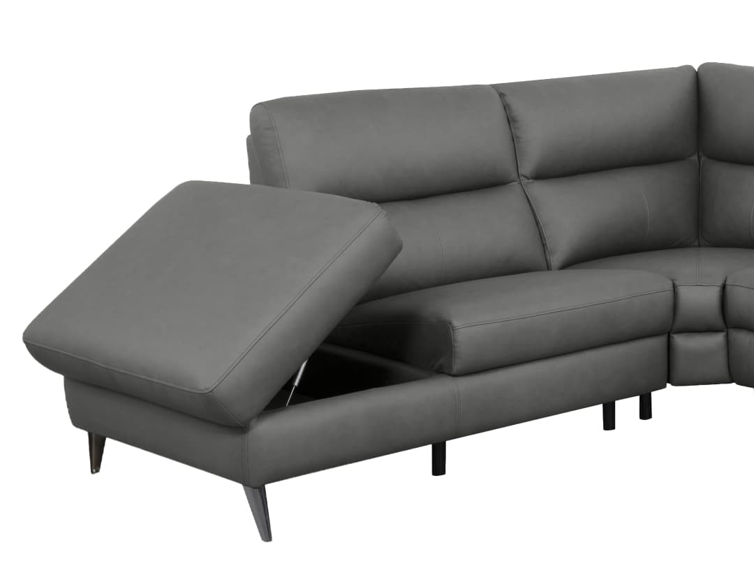 Ecksofa Minsk | Grau