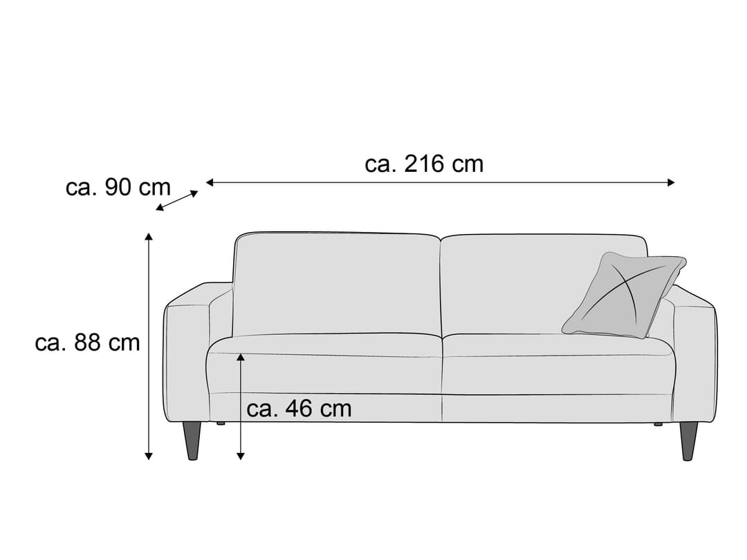 Einzelsofa Karlson III | Weiß