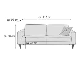 Einzelsofa Karlson III | Weiß
