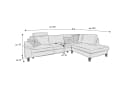 Ecksofa Cabianca VII | Weiß 4