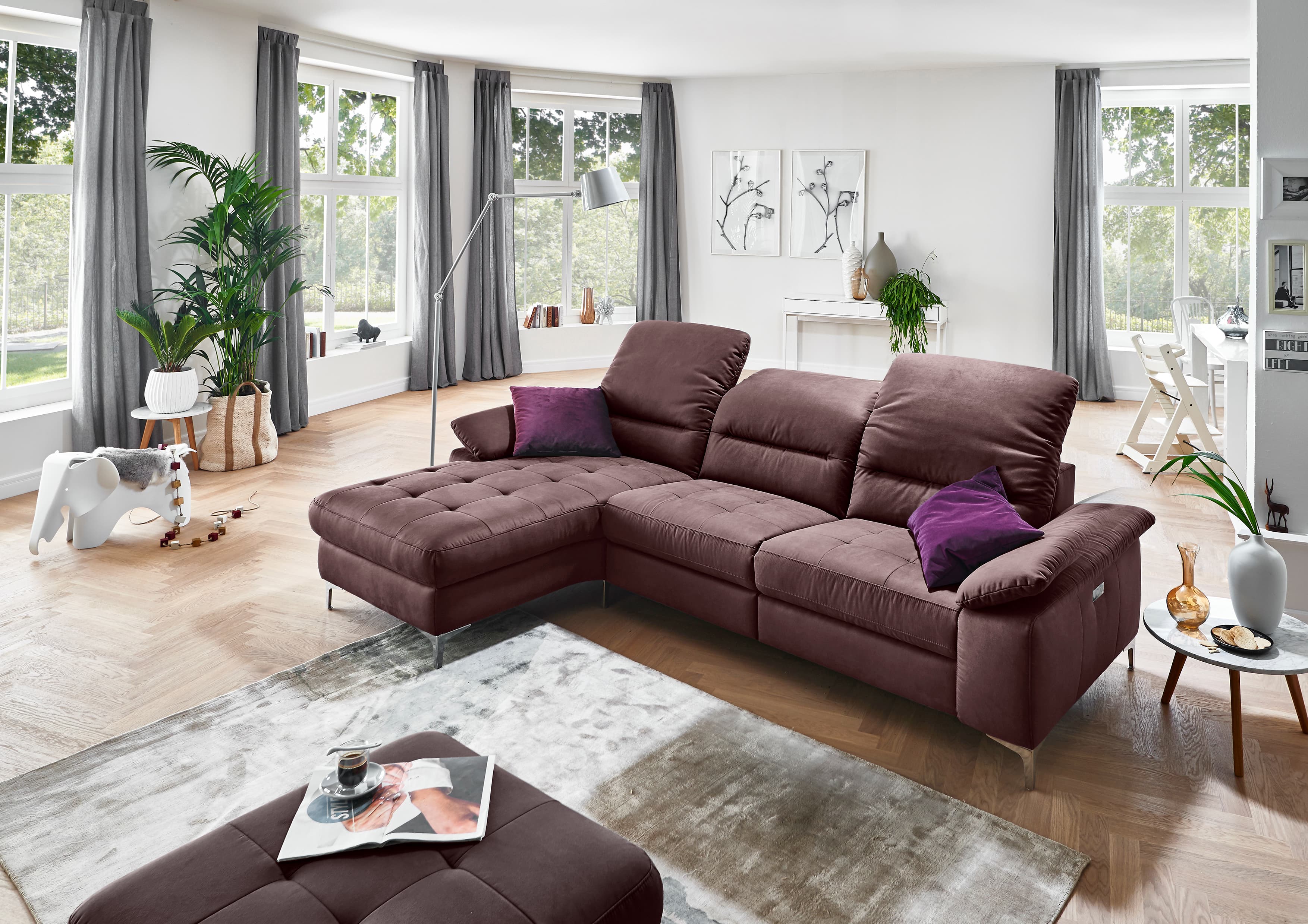 Ecksofa Campalto II | Rot