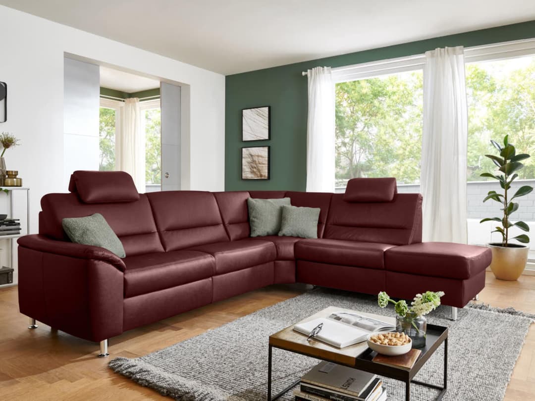 Ecksofa Provesano | Rot