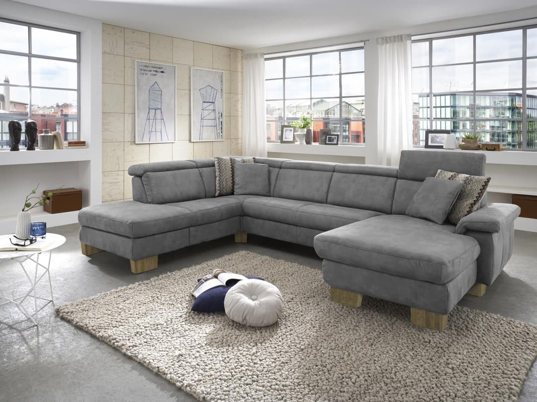 Kabs Wohnlandschaft Pomezia VI | Grau