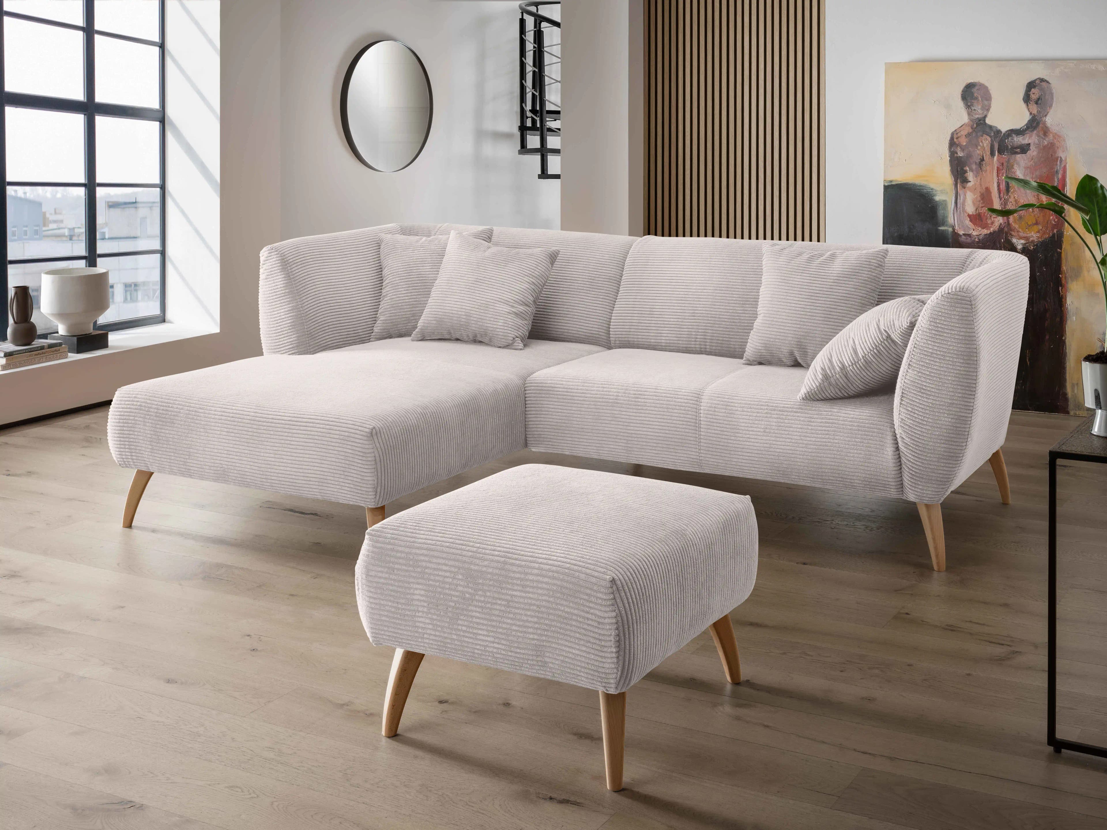 Ecksofa Birga II | Grau