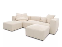 Wohnlandschaft Dorna IV | Weiß
